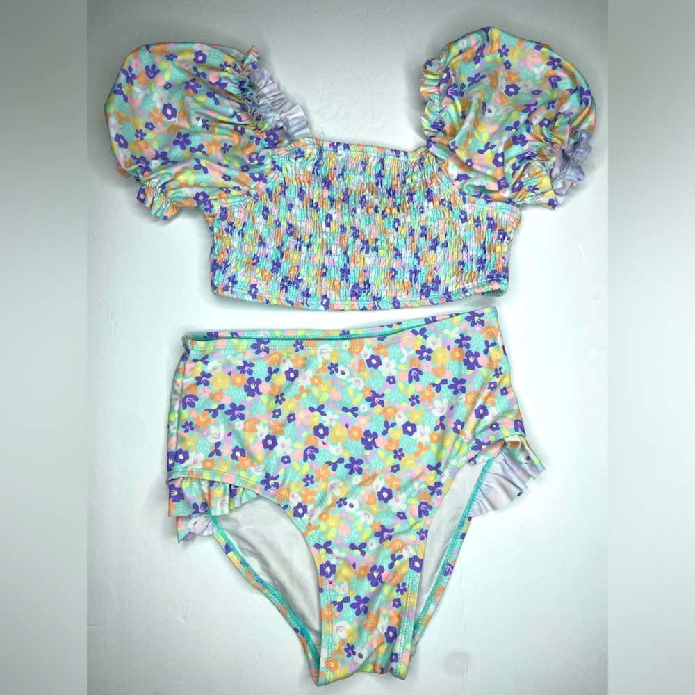 2 piece cotton on high waist bikini